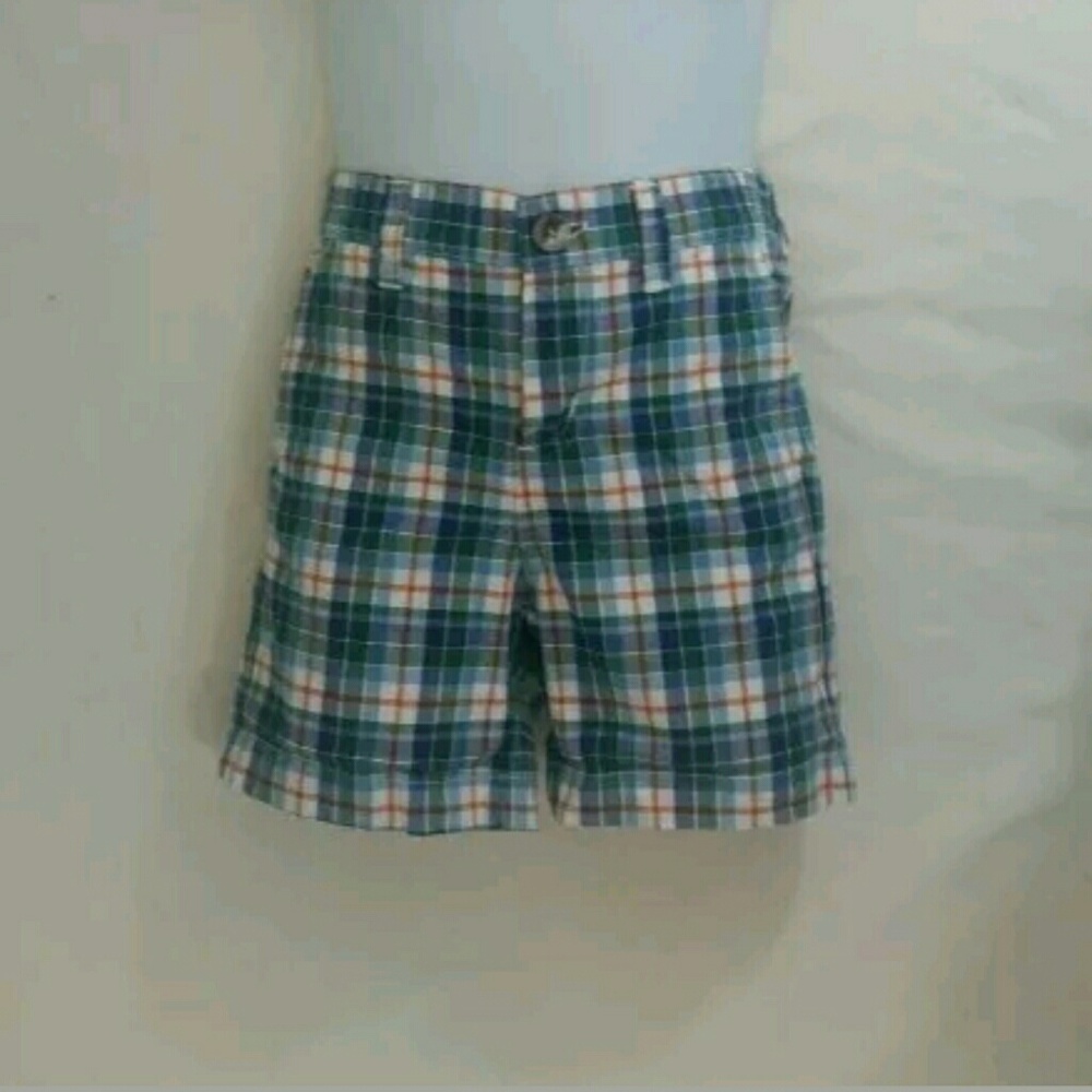 Janie and Jack Plaid shorts boys 6-12 mo